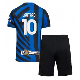 Dětský fotbalový dres Inter Milan Lautaro Martinez #10 2024-25 Domácí Krátký Rukáv (+ trenýrky)